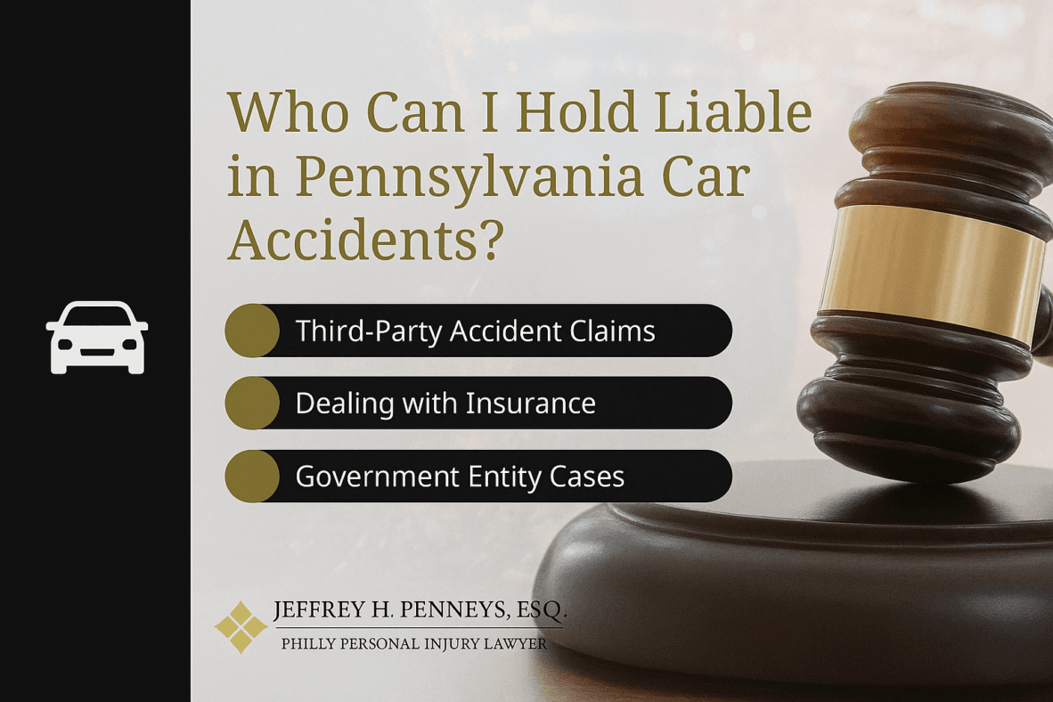 Who Can I Hold Liable in Car Accidents in PA