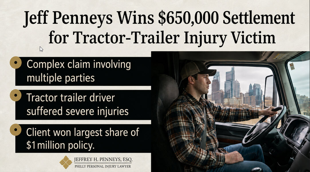 tractor-trailer accident settlement